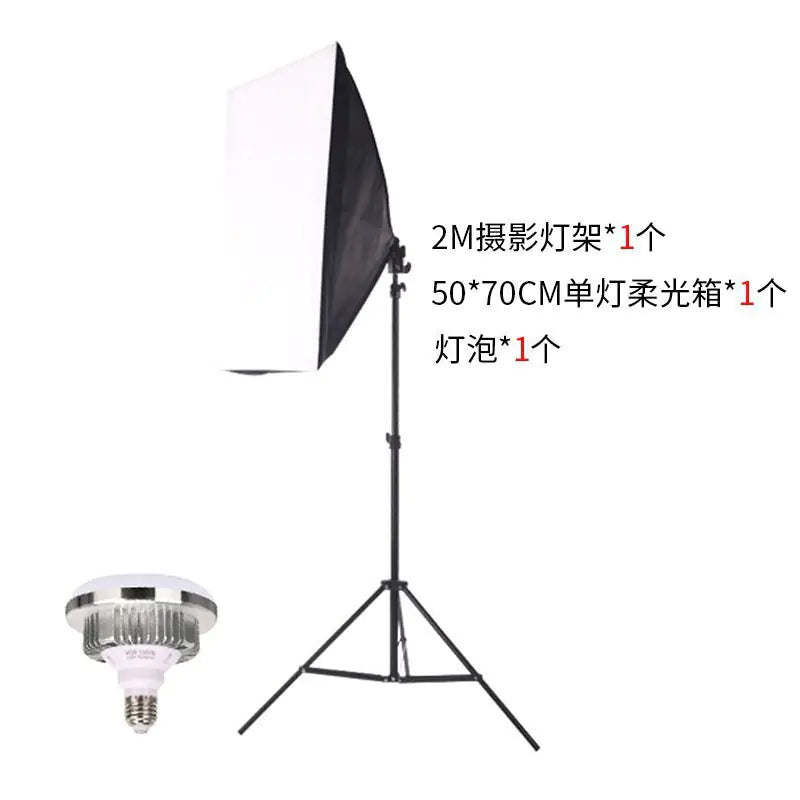LED Photography Light Softbox Kit for Live Streaming