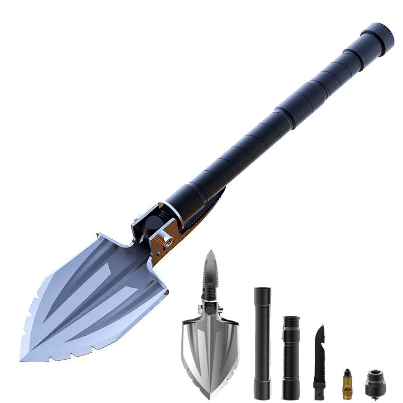 Compact Folding Military Shovel for Outdoor Use - Joomcy