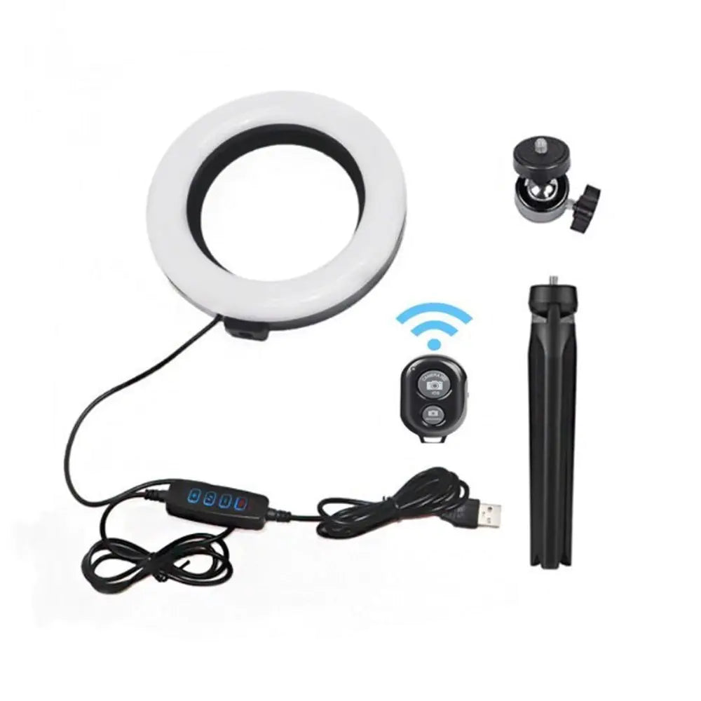 6-Inch Desktop Ring Light for Live Streaming and Makeup - Joomcy