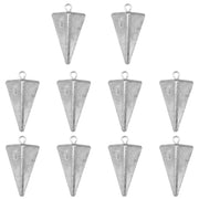 Zsrivk Fishing Weights Pyramid Sinkers Kit Bullet Fishing Weights Sinkers for Ocean Saltwater Surf Fishing Gear Tackle 1oz 2oz 3oz 4oz (1oz - 10pcs)