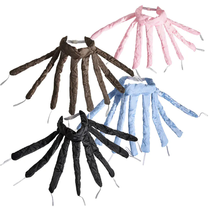 Lazy Hairband Octopus Curling Iron Heatless Headband - Joomcy