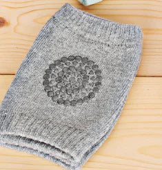 Terry Baby Crawling Socks with Anti-Skid Knee & Elbow Pads