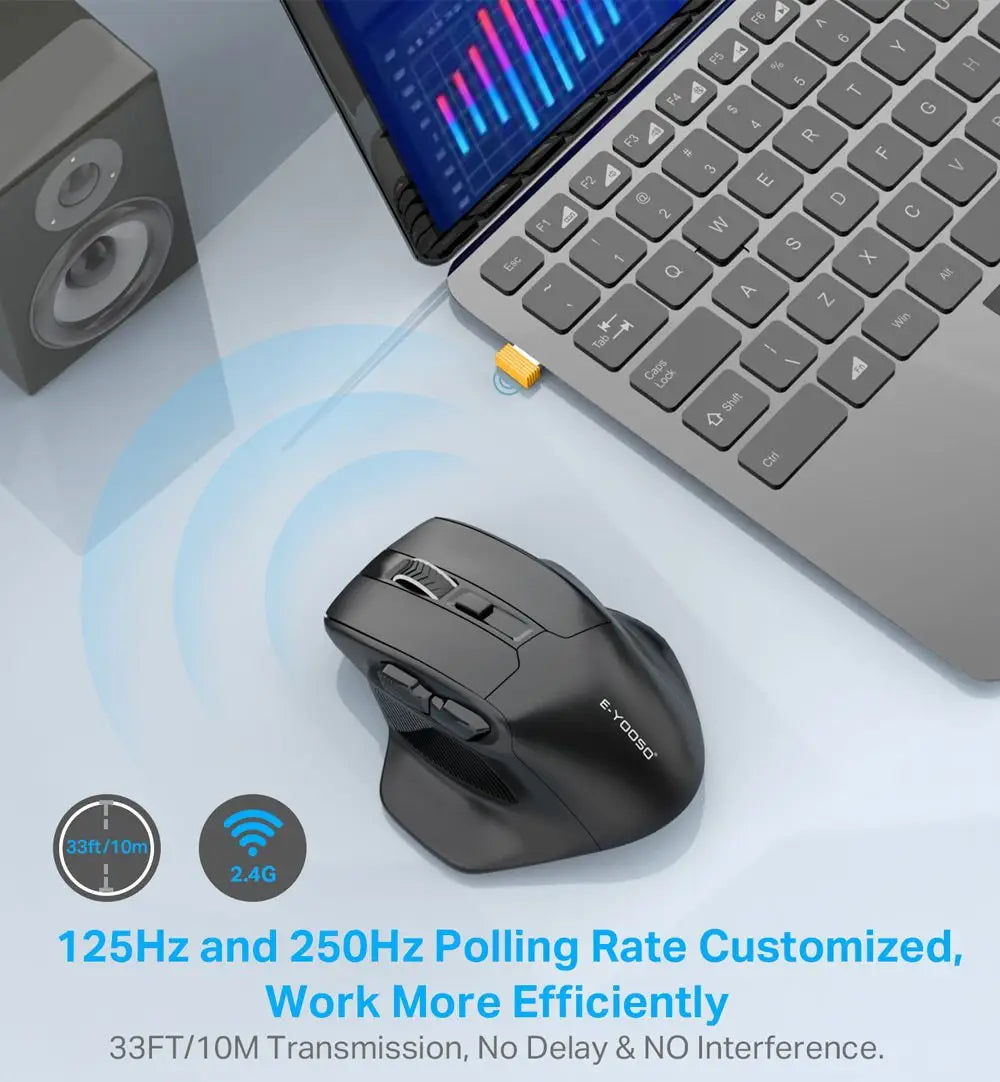 E-Element X-31 Wireless Mouse for Office and Gaming