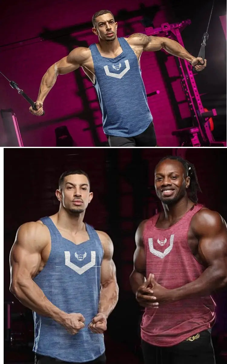 Men’s Muscle Fitness Running Tank Top Quick-Dry Sleeveless