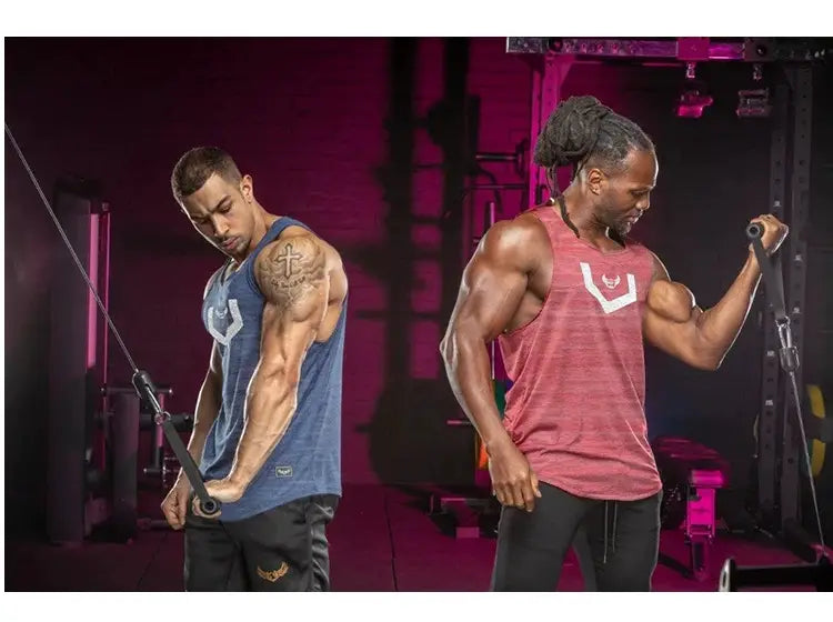 Men’s Muscle Fitness Running Tank Top Quick-Dry Sleeveless