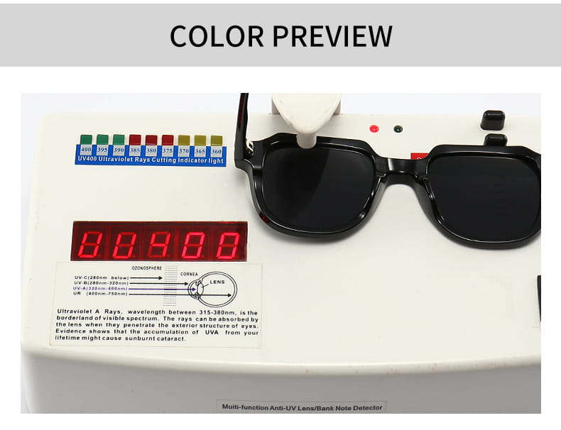 Sunglasses C3 black and green