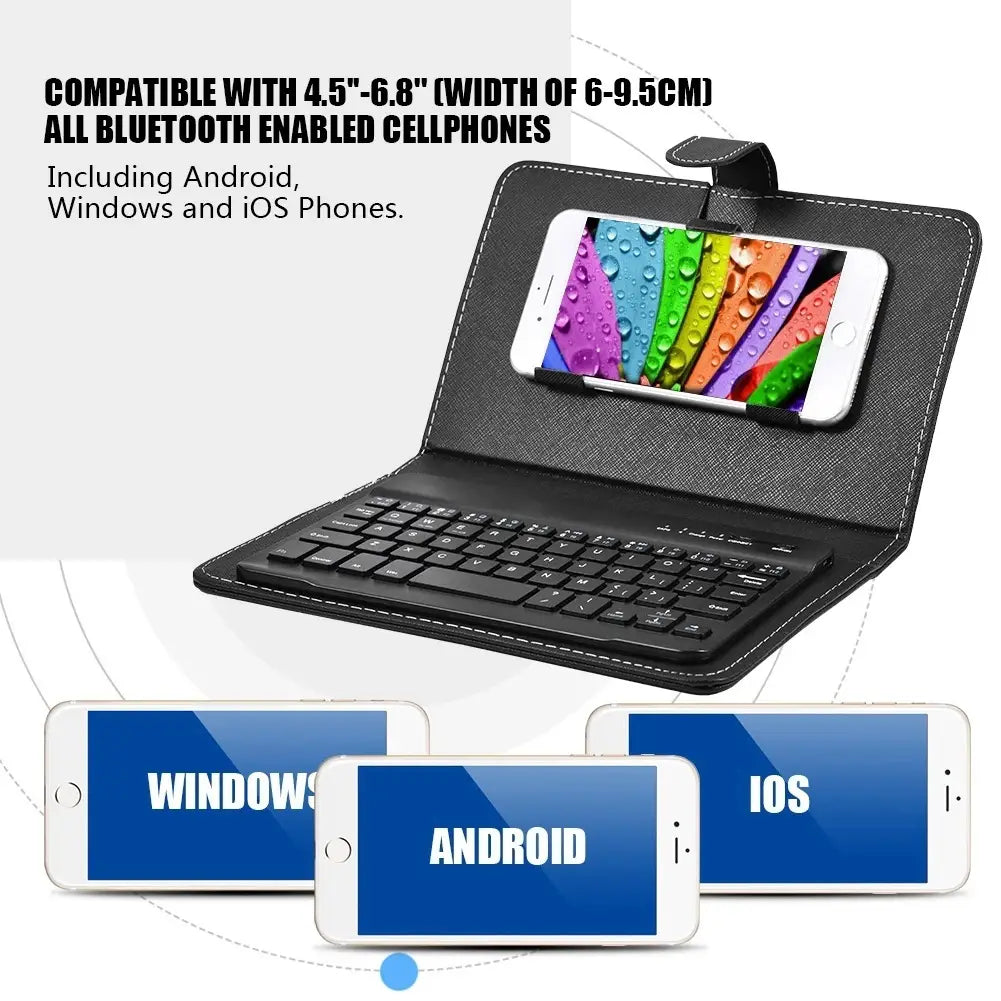 Bluetooth Keyboard Leather Case 2