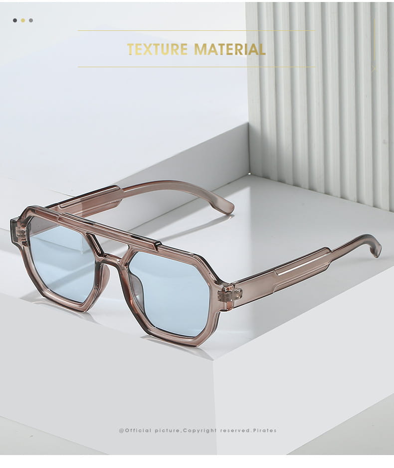 2023 Cross-Border PC Double Beam Sunglasses 2
