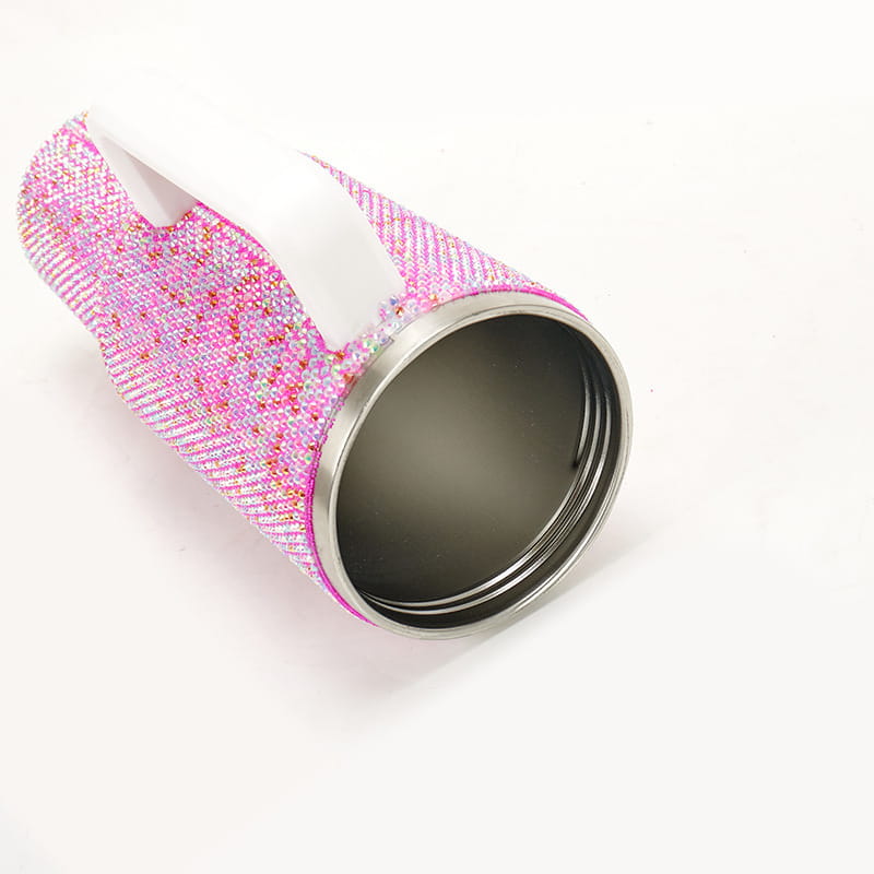 40oz Diamond Studded Handle Cup