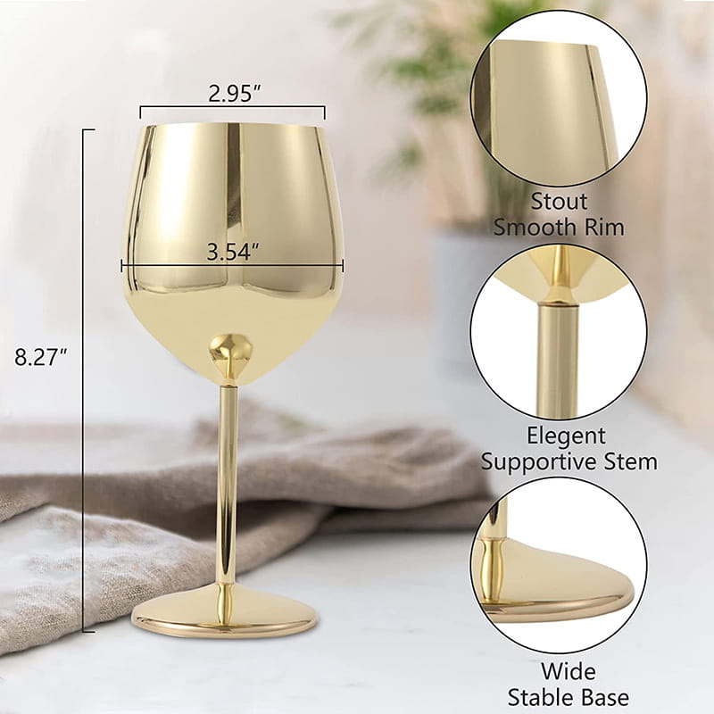 Wine Glass Black