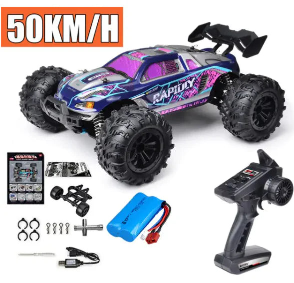 Control Car 1:16 RC Off-Road Truck with LED Lights