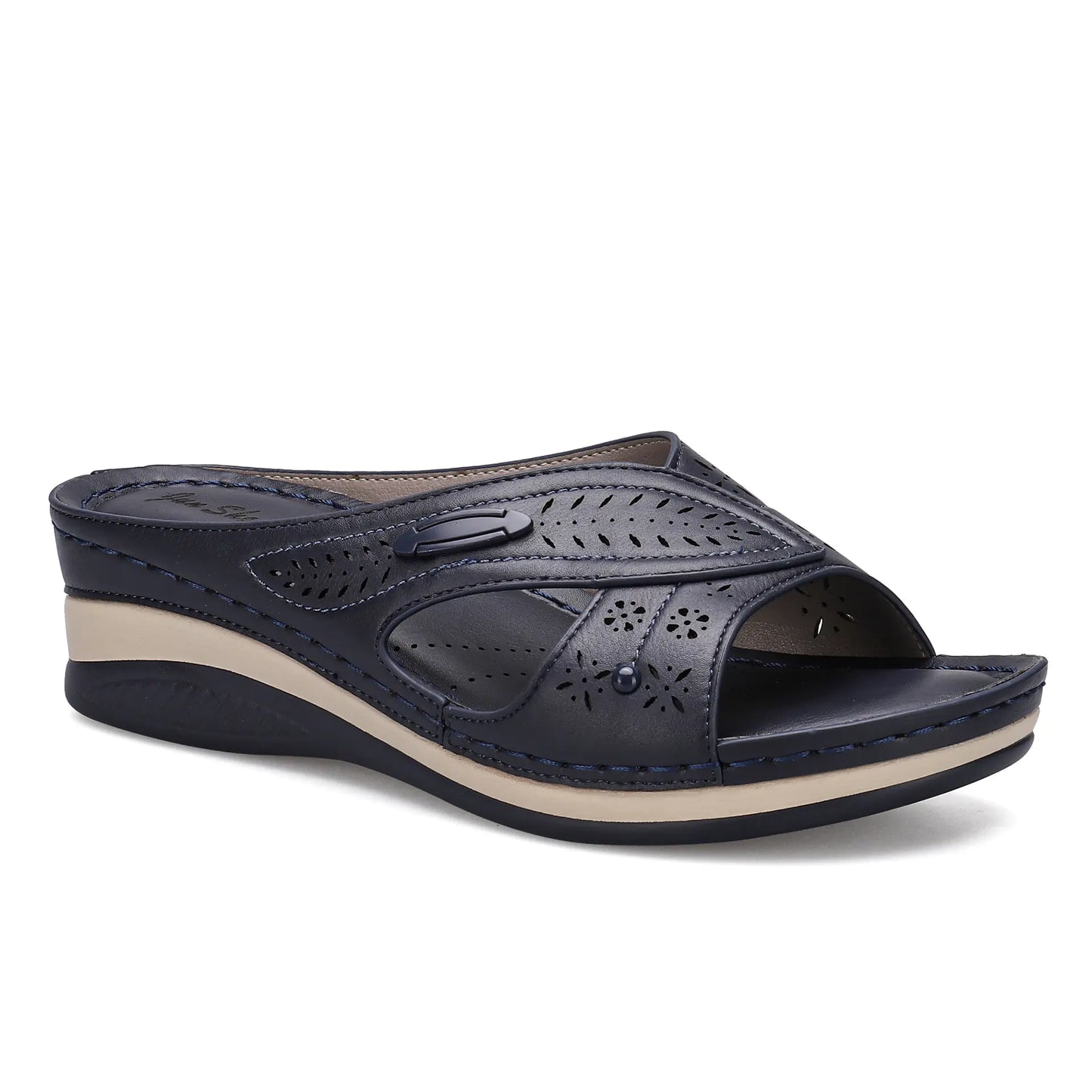 Thick Soled Wedge Women's Half Slippers - Joomcy