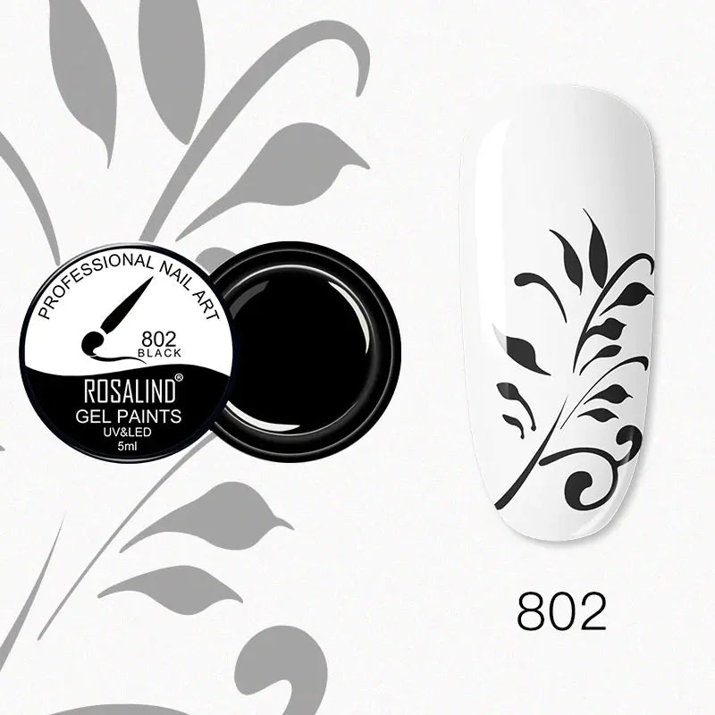 Rosalind 142 Color Gel Nail Polish for Art and Design