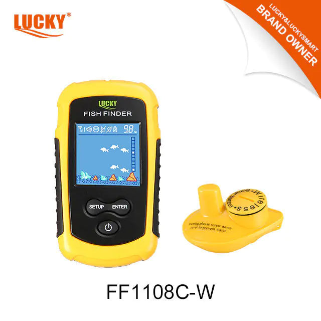 LUCKY FF1108C-W Color Screen Wireless Fish Finder - Joomcy