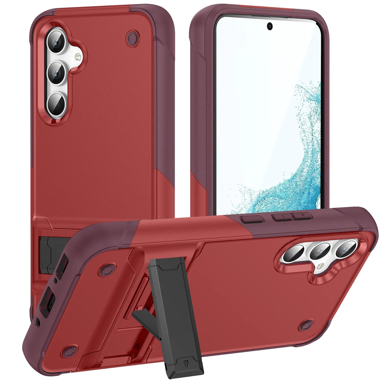 Samsung S23 Ultra Shockproof Phone Case with Stand