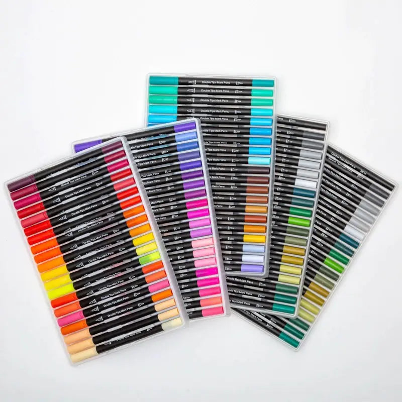 Amazon Dual-Head Watercolor Markers 24 Colors Set - Joomcy