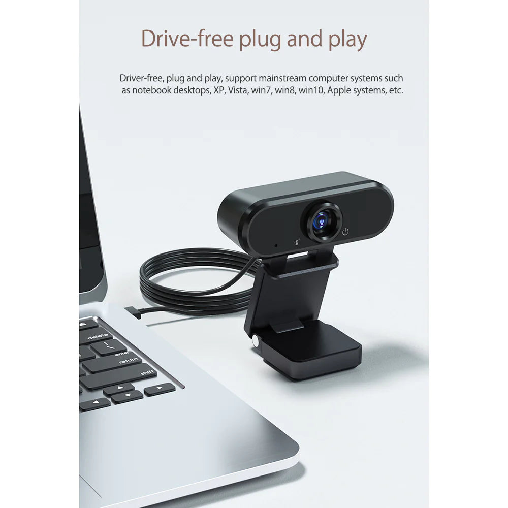 1080P HD Webcam for Home and Video Conferencing