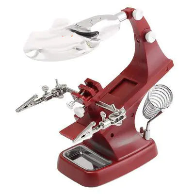 Magnifier 3X/4.5X Welding Desk with LED Alligator Clip - Joomcy
