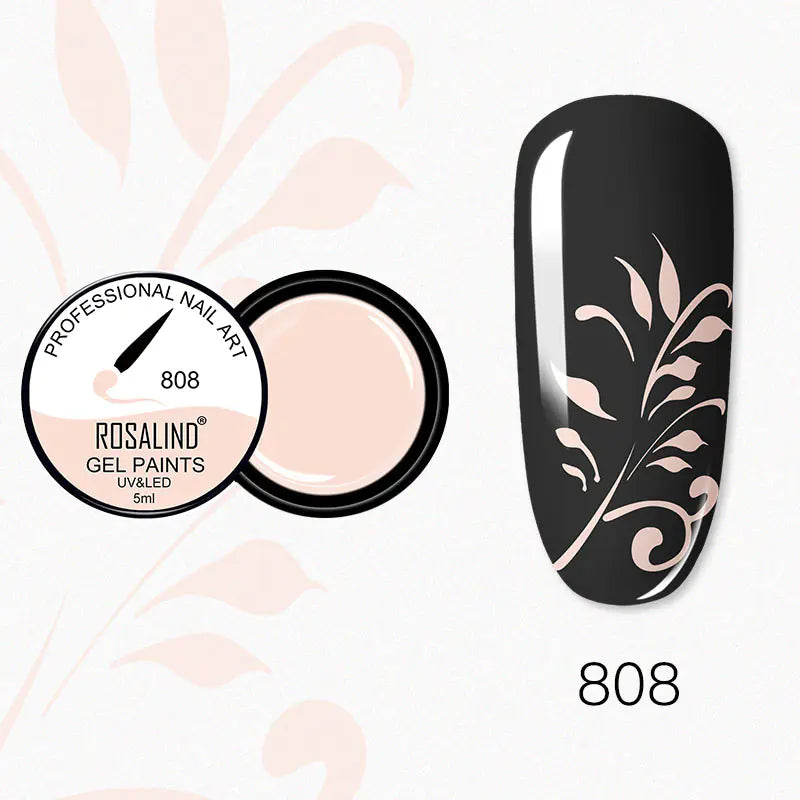 Rosalind 142 Color Gel Nail Polish for Art and Design