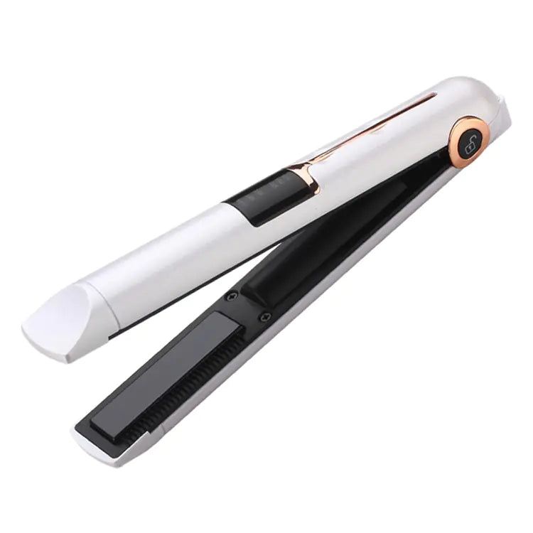 USB Rechargeable 2-in-1 Hair Curler and Straightener