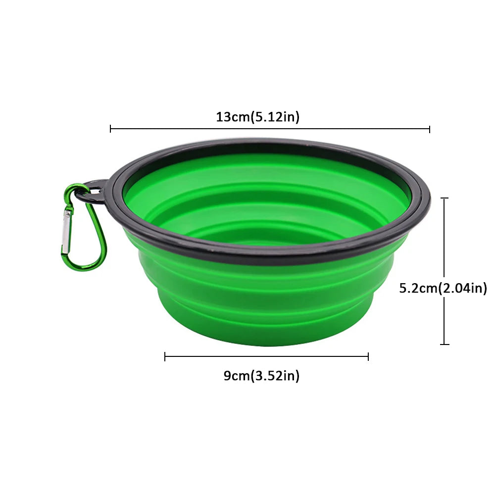 Pet Silicone portable Compact Bowl