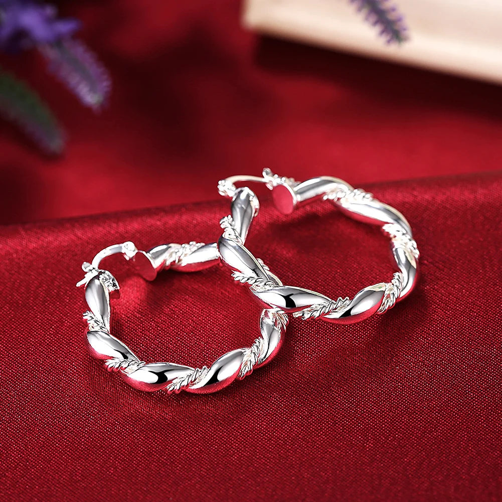 IronCrafts™   925 Sterling Silver Hoop Earrings for Women