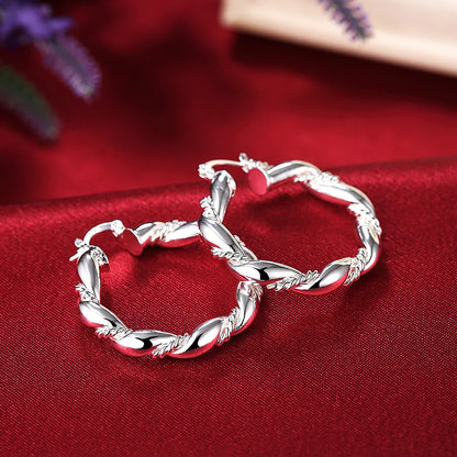 IronCrafts™ 925 Sterling Silver Hoop Earrings for Women