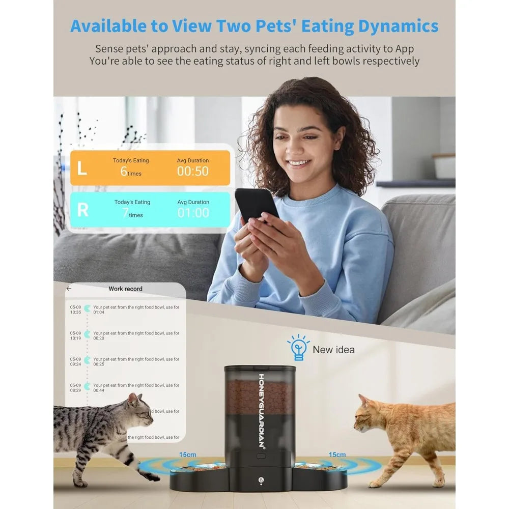 Cat Automatic WiFi Enabled Smart Feeder | Convenient Feeding Anytime