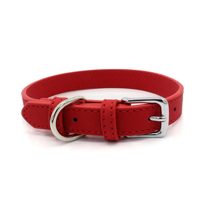 Dog Waterproof Leather Collar | Durable & Stylish Pet Accessory