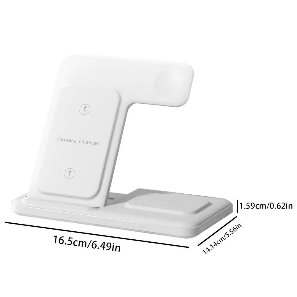 3-in-1 Portable Wireless Charger Stand | Charge Multiple Devices