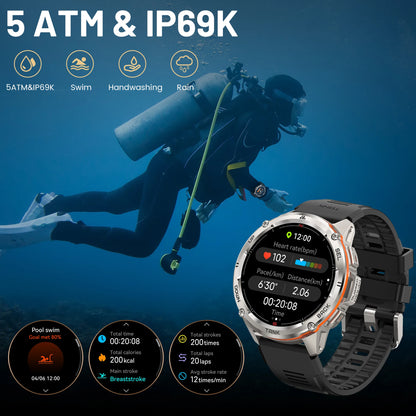 Men T3 Ultra GPS Waterproof Smart Watch