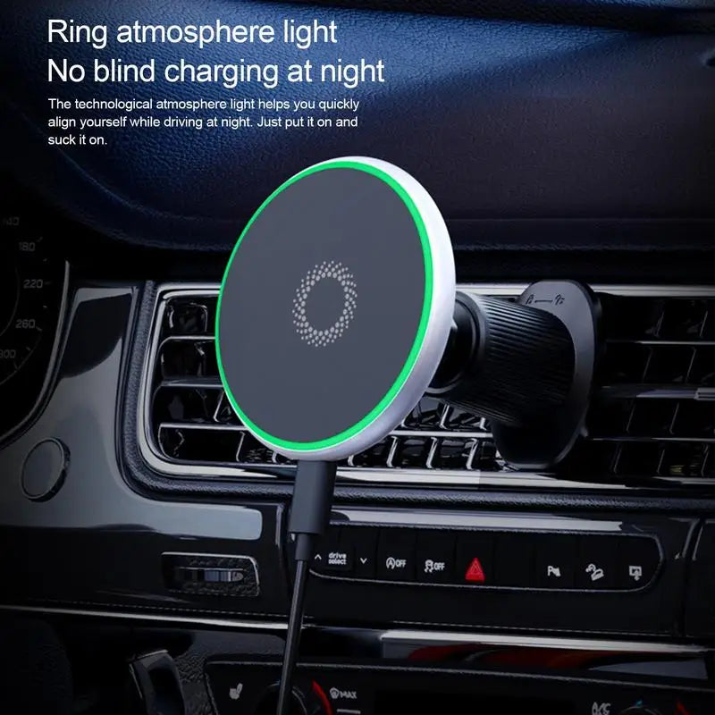 Wireless Car Mount Magnetic Charger