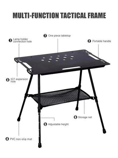 WESTTUNE™ Camping Tactical Table with Accessories