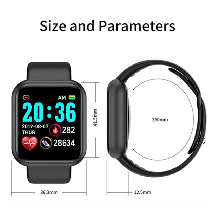 SupMan™ D20 LCD Screen Smart Watch