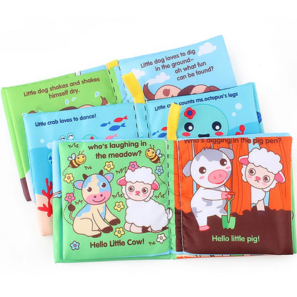 LearnFun™  0-12 Months Baby Cloth Book for Intelligence Development