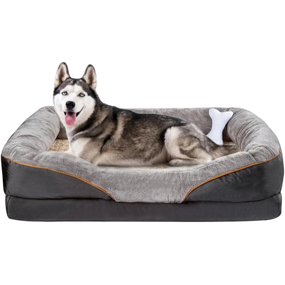 Dog Washable Cover Foam Bed | Comfortable & Easy