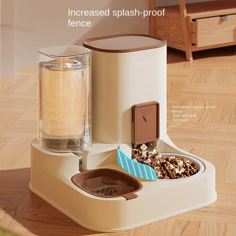 FurFeed™ Automatic Food & Water Feeder | All-in-One Pet Feeding Solution