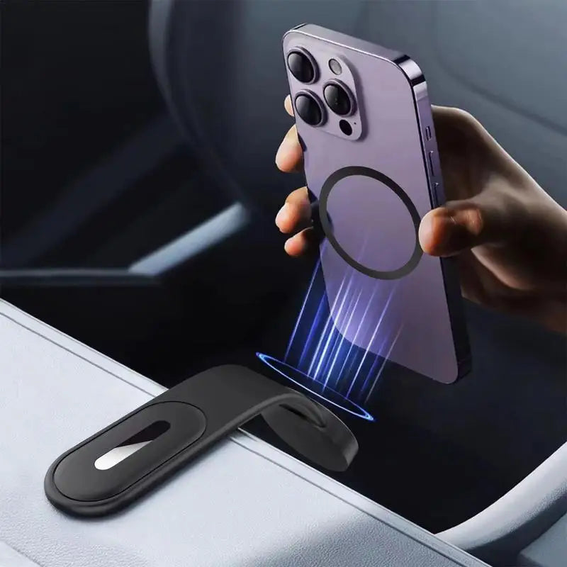 Car Dashboard Phone Holder Charger | Secure Mount & Fast Charging