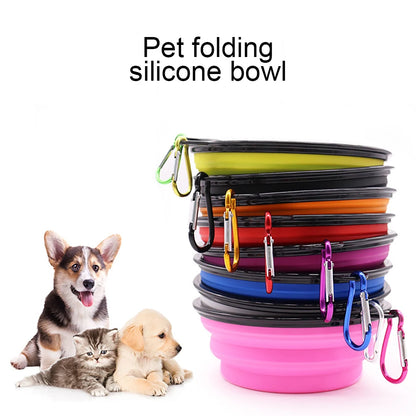 Pet Silicone portable Compact Bowl