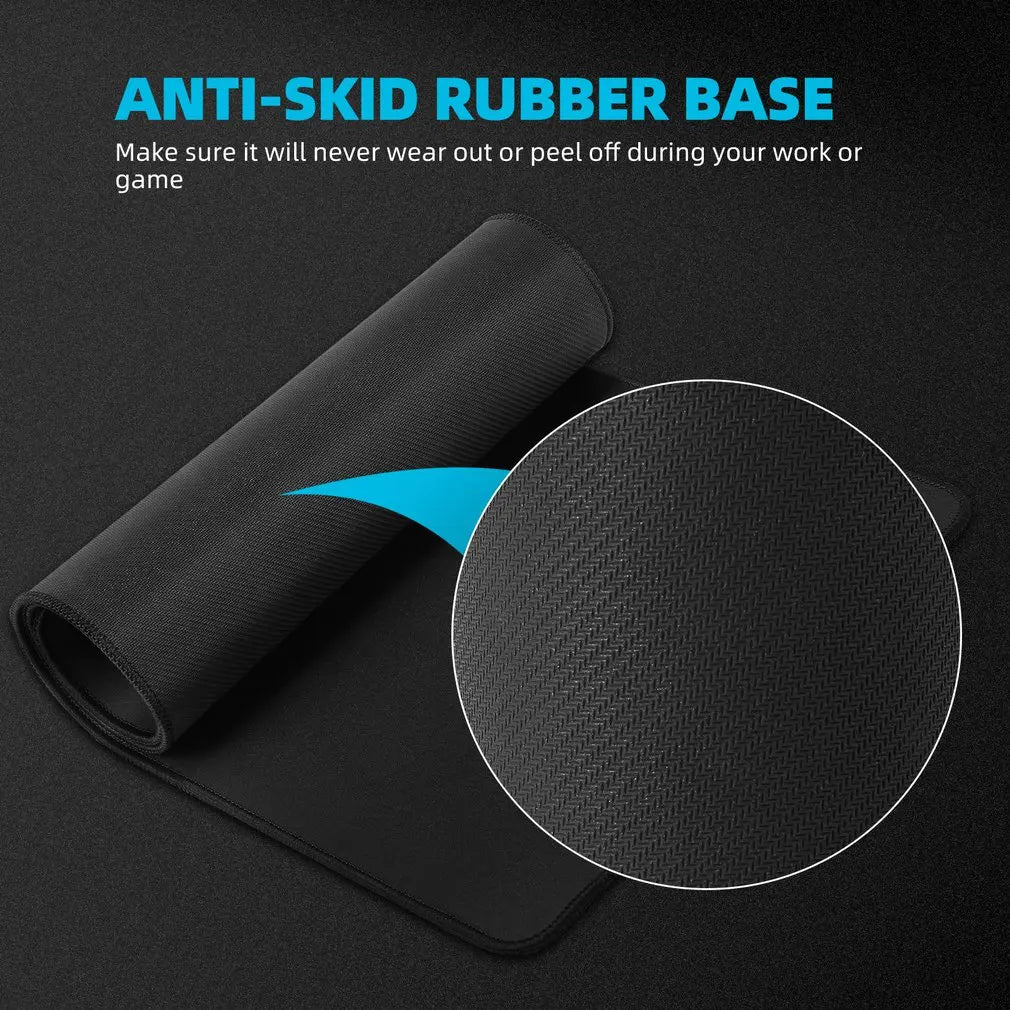 Large Black Gaming Mouse Pad | Smooth & Precise Control