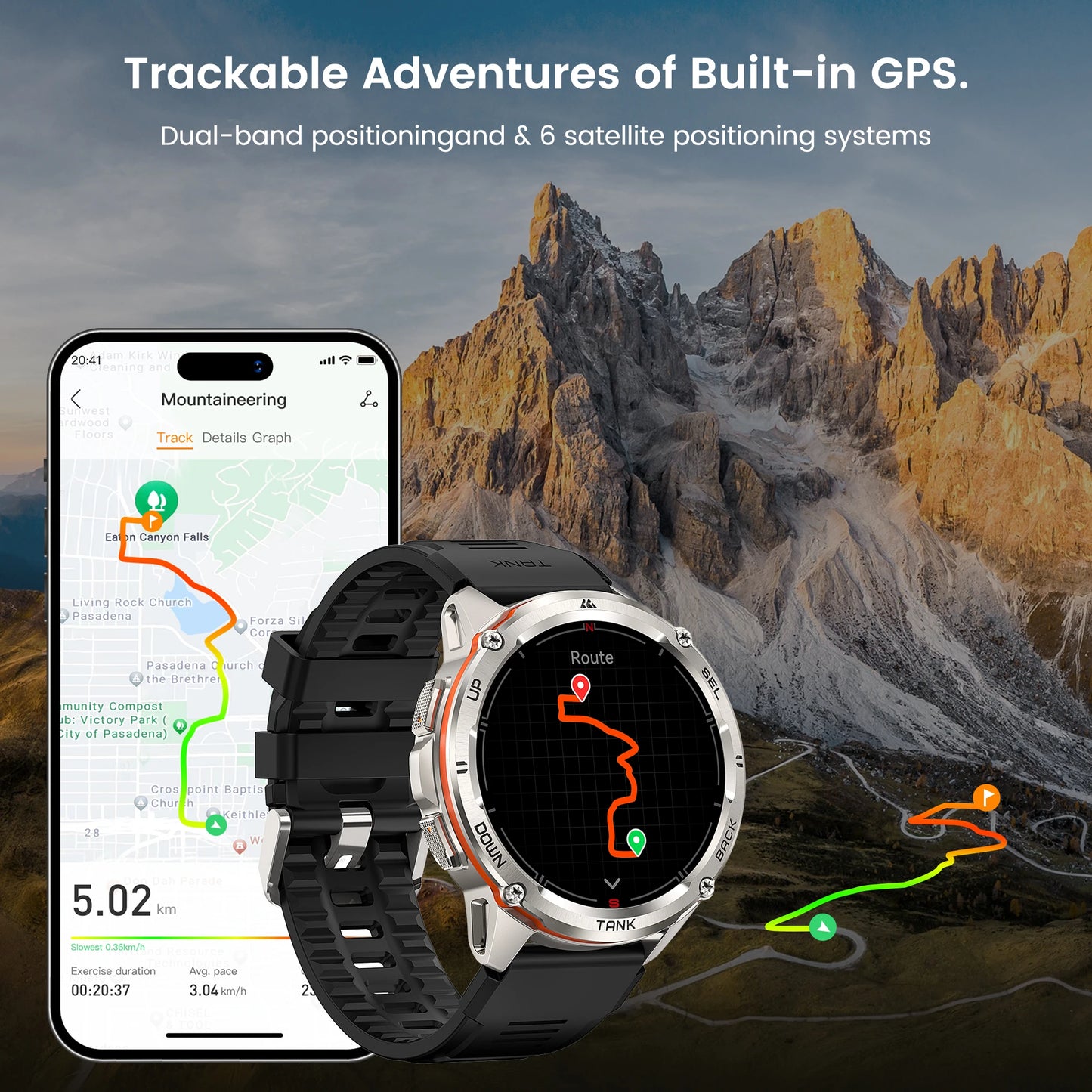 Men T3 Ultra GPS Waterproof Smart Watch