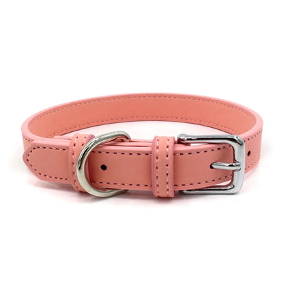 Dog Waterproof Leather Collar | Durable & Stylish Pet Accessory