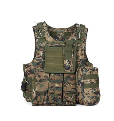 Amphibious Tactical Vest with Multi-Function Carabiner