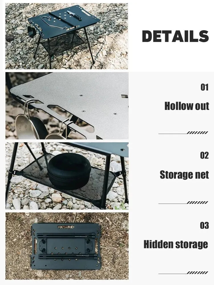WESTTUNE™ Camping Tactical Table with Accessories