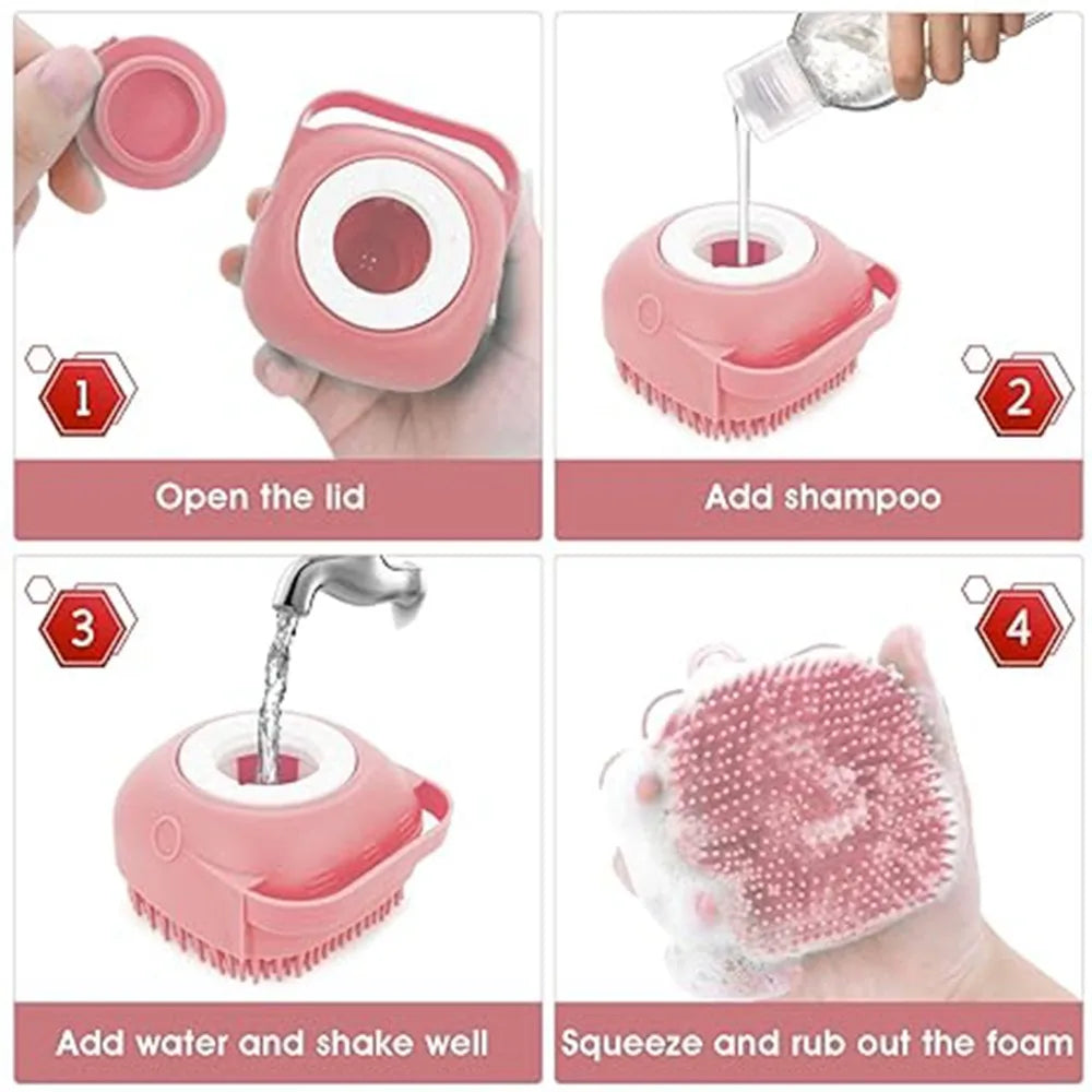 Pet Multi-Functional Bath Massage Brush