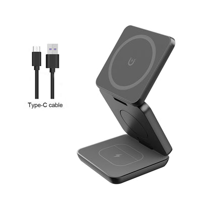 Keajor™ 3-in-1 Wireless Charger Portable Pad | Charge Multiple Devices