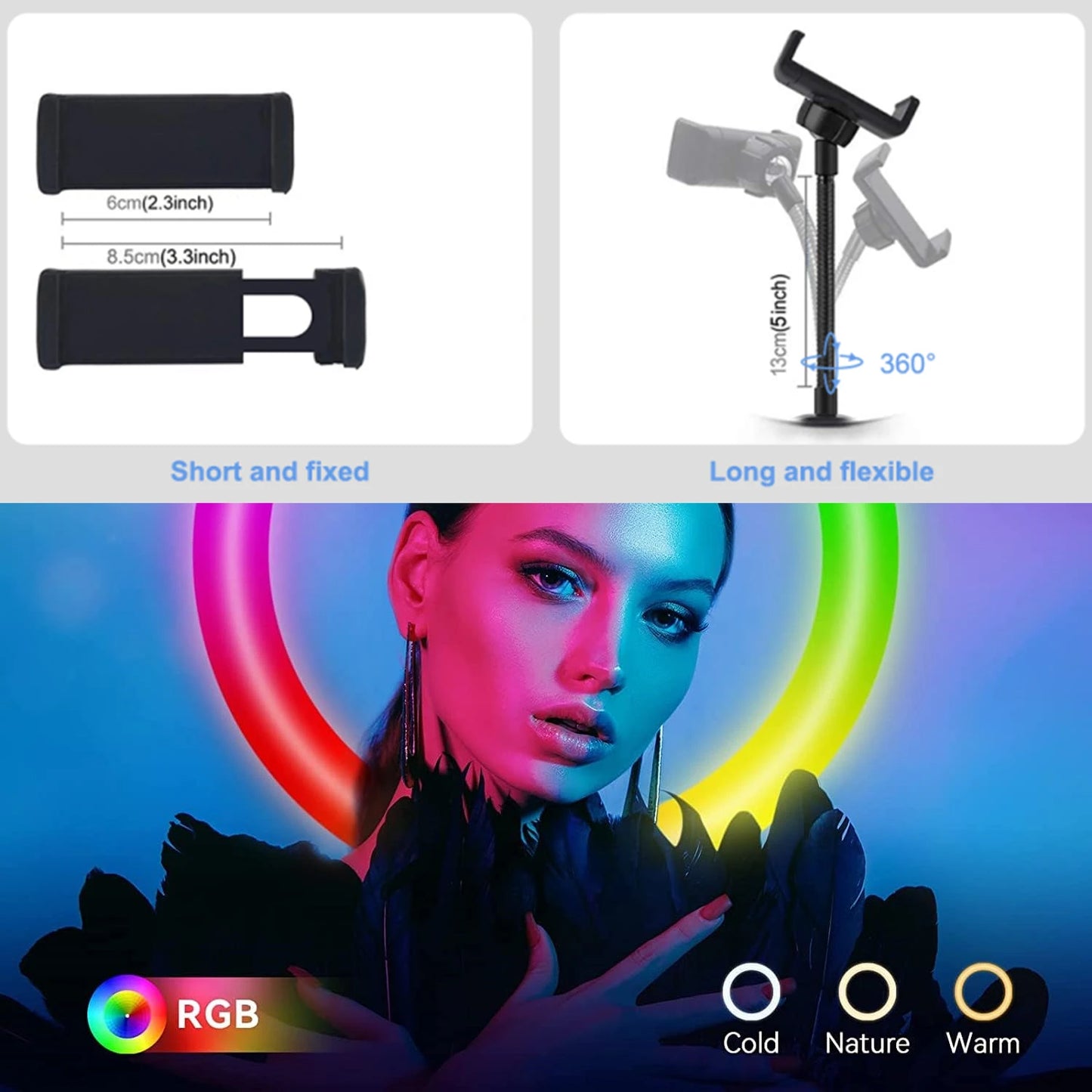 CinemaRings™  RGB Ring Light Lamp