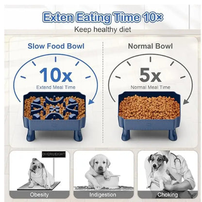 Pet Healthy Eating Slow Food Bowl