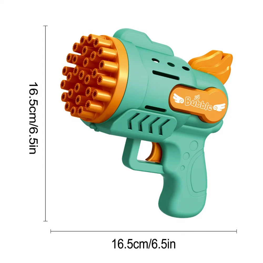 Kids Rocket Bubble Gun Blower Toy