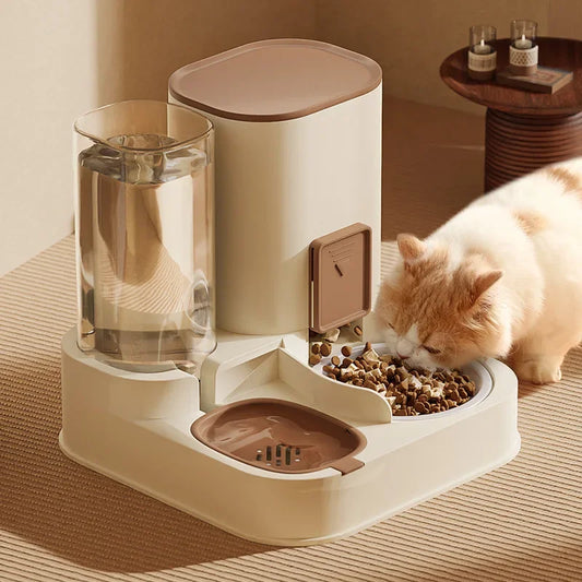 FurFeed™ Automatic Food & Water Feeder | All-in-One Pet Feeding Solution